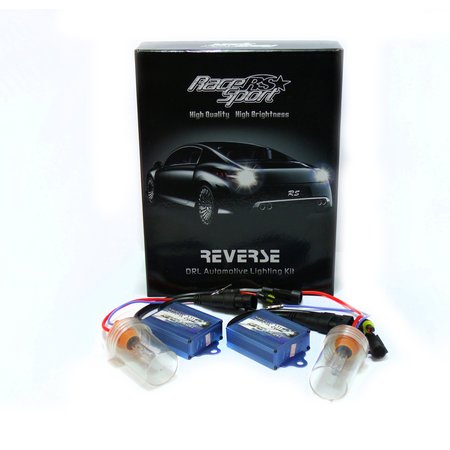 RACE SPORT Hid Reverse/Fog Light Kit (6,000K Diamond White) HID-R-6K